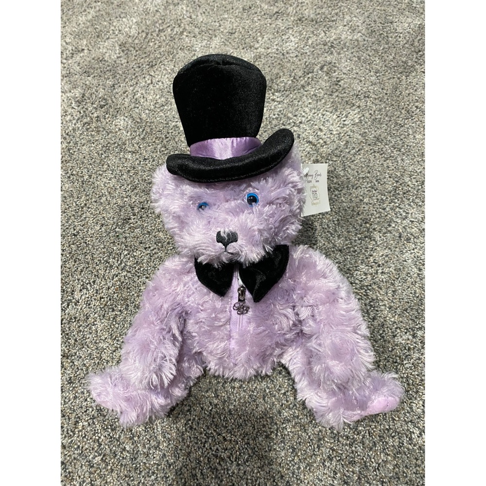 Ben Bridge Benny Bear XXXVI 2022 110 Years Lavender Plush Top Hat Bow Tie NWT